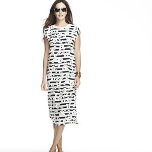 Lauren Moffatt size 4 midi silk dress
